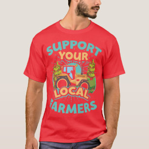 Camiseta Fazenda de criação de tratores