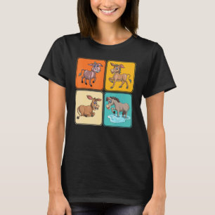 Camiseta Fazenda de criação Pop de animais giros 1