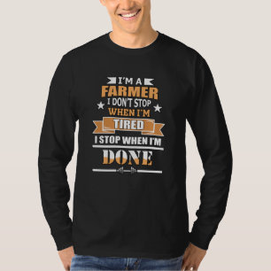 Camiseta Fazenda de fazendeiro Agricultura Presente