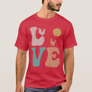 Camiseta Fazenda de Frango Agricultor Amor família