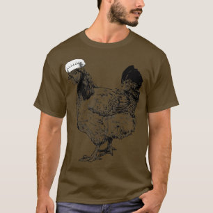 Camiseta Fazenda de frango Chef Cozinhar Engraçado Cozinho