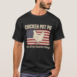 Camiseta Fazenda de Frango Engraçado Torta de Frango Amante