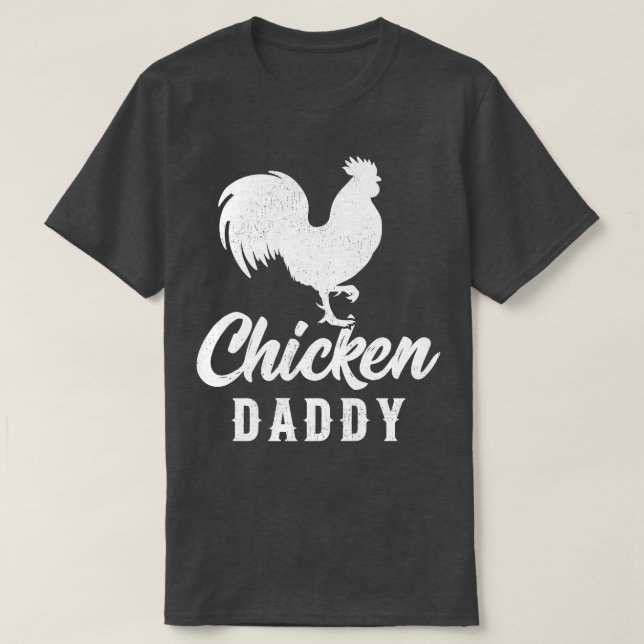 Camiseta Fazenda de frango Farmer Engraçada Pai de frango F (Frente do Design)