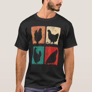Camiseta Fazenda de Frangos Criadouro de Frangos Quintal do