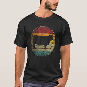 Camiseta Fazenda de Gado Bovino - Amor Vintage Mulheres Cri