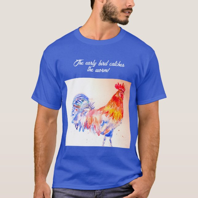 Camiseta Fazenda de galinha de galinha de galinha de galinh (Frente)