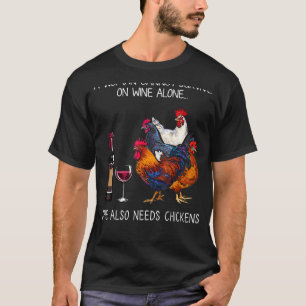 Camiseta Fazenda de Galinhas e Vinho de Mulheres Retrô Agri