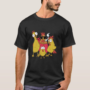 Camiseta fazenda de galinhas galo