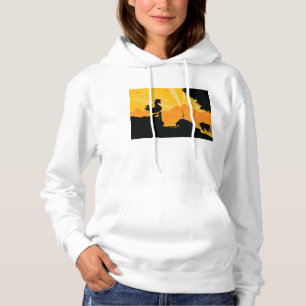 Camiseta Fazenda de galos Paisagem Mulheres Hoodie