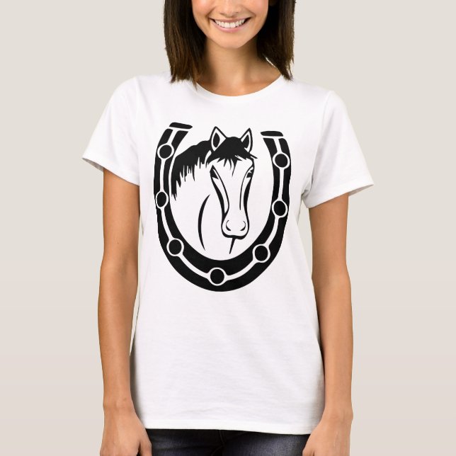 Camiseta Fazenda de Garradura Equestre Equestre Ocidental (Frente)