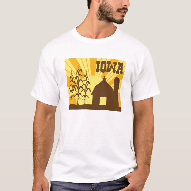 Camiseta Fazenda de Iowa Corn (Frente)