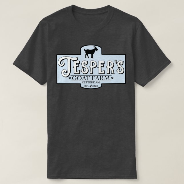 Camiseta Fazenda de Jespers Goat (Frente do Design)