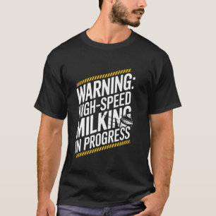 Camiseta Fazenda de Laticínios Vida Rural Agricultura ao Vi