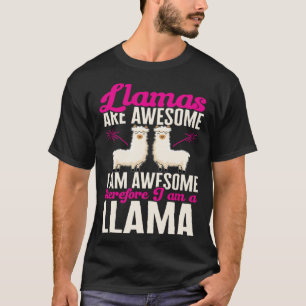 Camiseta Fazenda de Lhamas Animais Lhamas são Incríveis