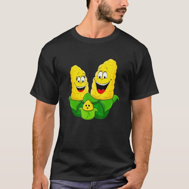 Camiseta Fazenda de Milho Vegetariano Vegetariano (Frente)