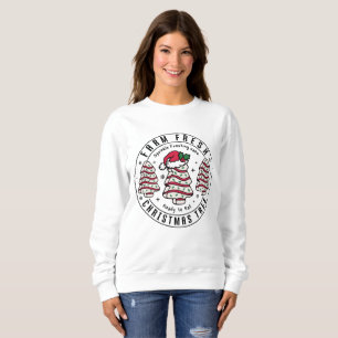 Camiseta Fazenda de Natal fresco Farmhouse Rustic Holiday