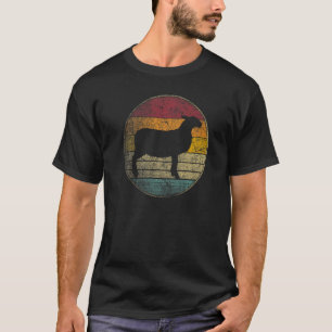 Camiseta Fazenda de ovelha País Vintage Retro 70s Amor