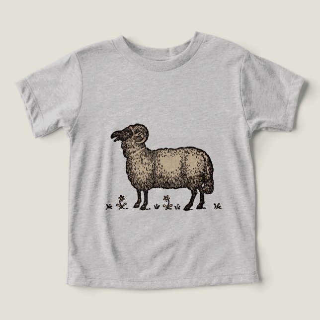 Camiseta Fazenda De Ovinos (Design frontal)