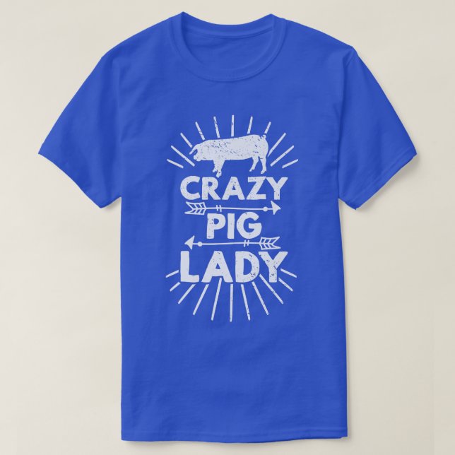 Camiseta Fazenda de Porco Louca (Frente do Design)