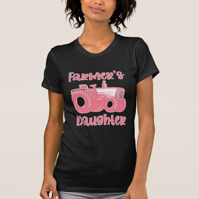 Camiseta Fazenda de Trator Filha da Fazenda (Frente)