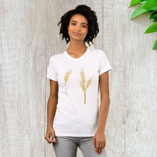 Camiseta Fazenda de Trigo Dourado Colheita de Grãos