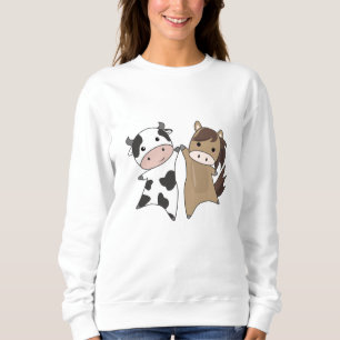Camiseta Fazenda de Vaca Animais Doce Fazendeiro