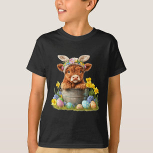 Camiseta Fazenda de Vaca felz pascoa escocesa