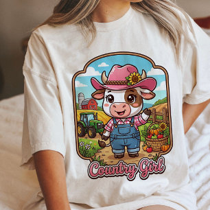 Camiseta Fazenda de Vacas do País Fofo