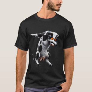 Camiseta Fazenda de Vacas Engraçadas Dabbing Dab Diversão A