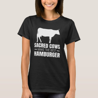 Camiseta Fazenda de Vacas Vacas Sagradas Fazem o Melhor Ham
