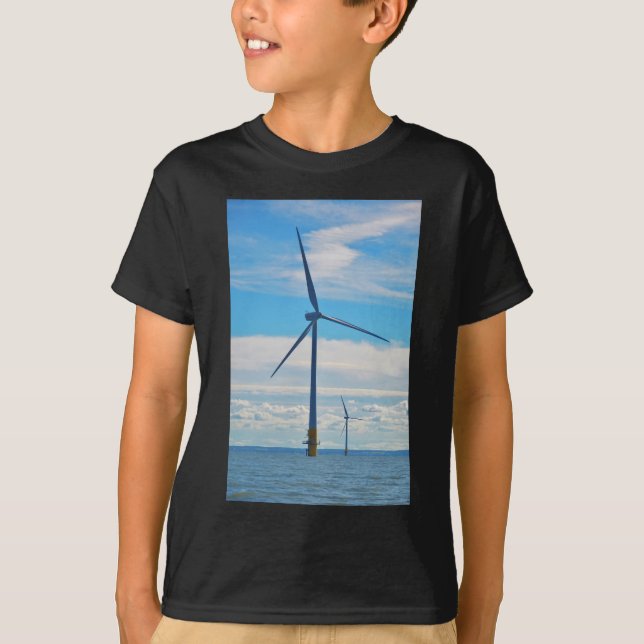 Camiseta Fazenda de vento a pouca distância do mar (Frente)