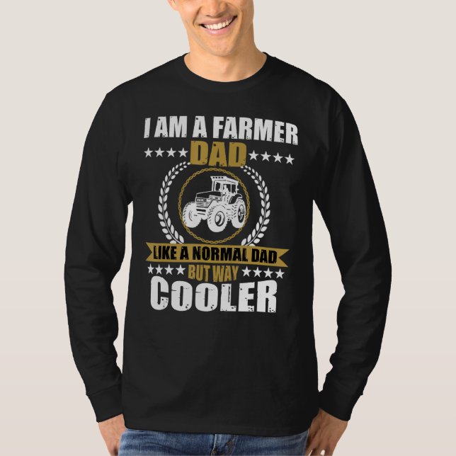 Camiseta Fazenda do excelente de presente do Pai de agricul (Frente)