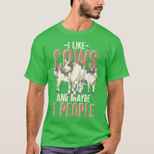 Camiseta Fazenda do Frigorífico da Vaca Amante de os animai