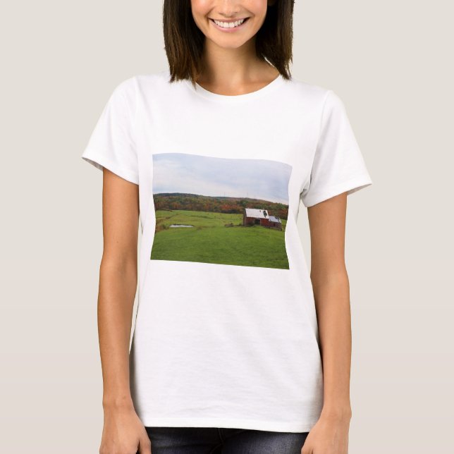 Camiseta Fazenda do outono (Frente)