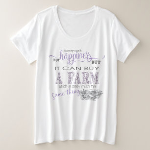 Camiseta FAZENDA DO PAÍS  Dinheiro não pode Comprar à fe