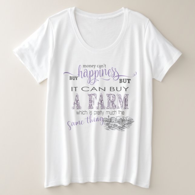 Camiseta FAZENDA DO PAÍS | Dinheiro não pode Comprar de fel (Frente do Design)
