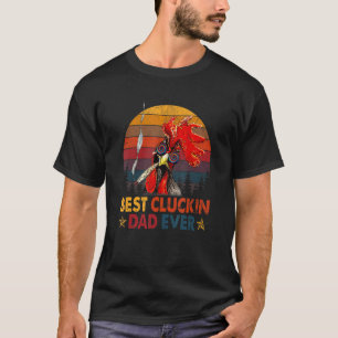 Camiseta Fazenda do Papai Frango Melhor Papai Cluckin' de T