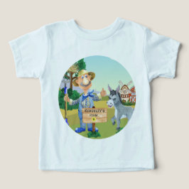 Camiseta Fazenda do velho MacDonald 🐮 Monograma Bonito
