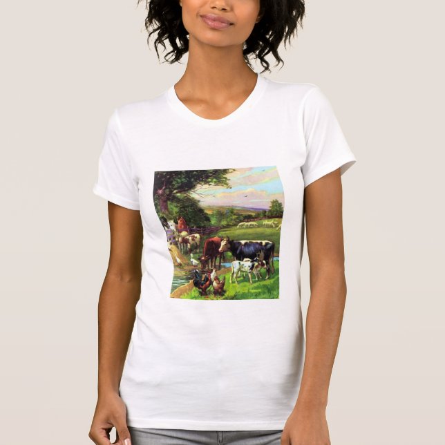 Camiseta Fazenda do vintage (Frente)