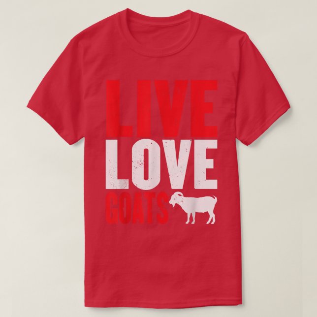 Camiseta Fazenda Engraçada Ao Vivo Goats Graphic for Women  (Frente do Design)