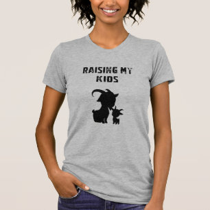 Camiseta Fazenda Engraçada Criando Meus Filhos Design Amant