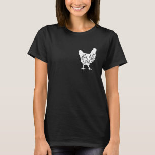 Camiseta Fazenda Floral de Frango Criadora da Vida Feminina