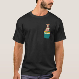 Camiseta Fazenda Fofa Bolsinho Animal Fazendeiro Agricultur