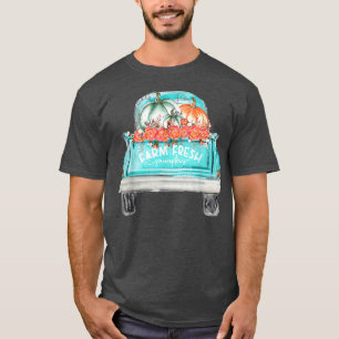 Camiseta Fazenda Fresca De Abóbora Feliz Caminhão Feliz out