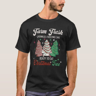 Camiseta Fazenda Fresca De Árvore De Natal Faz Fazenda Engr