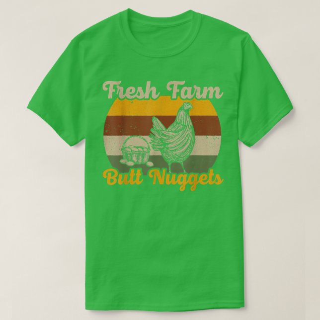 Camiseta Fazenda fresca de Bumbuns de Fazenda (Frente do Design)