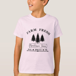 Camiseta Fazenda fresco de pinheiros de Natal