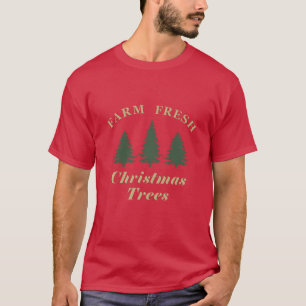 Camiseta Fazenda fresco de pinheiros de Natal