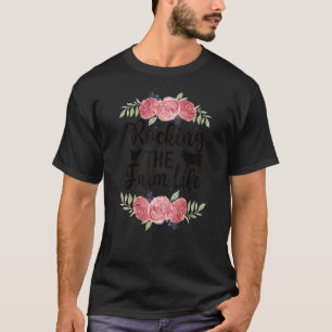 Camiseta Fazenda Mãe Fazenda Mãe Orgulhosa Fazenda Farmador