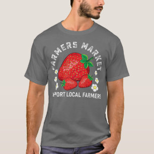 Camiseta Fazenda Mercado Jardim De Morango Agricultores Del